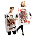 Costume de cartes K pour Couples adultes déguisement fantaisie Cosplay cartes à jouer tunique