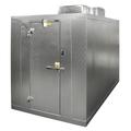 Norlake KLB8788-C Kold Locker Indoor Walk-In Cooler w/ Left Hinge Door - Top Mount Compressor, 8' x 8' x 8' 7"H, Floor