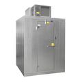 Norlake KLF8768-C Indoor Walk-In Freezer w/ Left Hinge Door - Top Mount Compressor, 6' x 8' x 8' 7"H, Floor