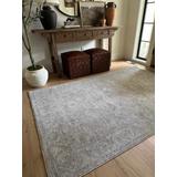 Iikka 9' x 12'2" Traditional Lambswool/Cloud Gray/Nutmeg/Smoke/Gray Area Rug - Hauteloom