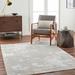 Hazan 5' x 7'5" Modern Light Gray/Multi Brown/Cloud Gray/Smoke/Dark Gray Area Rug - Hauteloom