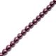 30 Round Preciosa Maxima Crystal Glass Pearls - Light Burgundy - 4mm dia - S0217