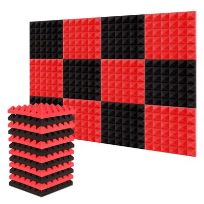 12 Pcs Acoustic Foam Panel Sound Absorbing Wall Tiles Brick Noise Proof KTV (12*12*1.9 inches)