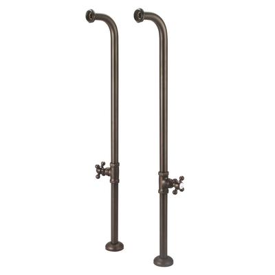 Randolph Morris Single Offset Freestanding Tub Supply Lines - Oil Rubbed Bronze RMH399-ORB