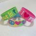 Disney Accessories | Disney Rubber Bracelet Set | Color: Green/Pink | Size: Osg