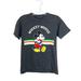 Disney Shirts & Tops | Disney Shirt Youth Medium Grey Mickey Mouse Rainbow Stripe Short Sleeve Tee Kids | Color: Gray/White | Size: Mb