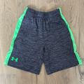 Under Armour Bottoms | Boys Under Armour Heather Grey Shorts, Size 7 | Color: Gray/Green | Size: 7b