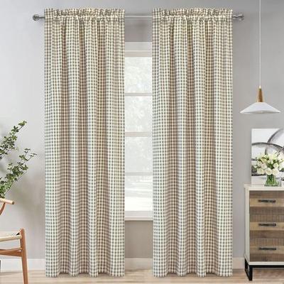 Chapman Tailored Curtain Pair, 80 x 63, Gray