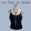 Free People Jewelry | Free People Into The Sun Layered Necklace / 2018 Collection | Color: Black/Gold | Size: Os