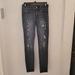 American Eagle Outfitters Jeans | American Eagle Outfitters Distressed High Rise Jegging Size 00 | Color: Blue | Size: 00