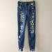 American Eagle Outfitters Jeans | American Eagle Next Level Stretch Curvy High Rise Jegging 4 X- Long | Color: Blue | Size: 4