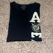 American Eagle Outfitters Shirts | American Eagle Vintage Tee-Black Size Xl | Color: Black | Size: Xl