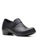 Clarks Angie Pearl - Womens 8.5 Black Slip On Medium