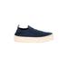 J/Slides Sneakers: Blue Color Block Shoes - Women's Size 6 - Almond Toe