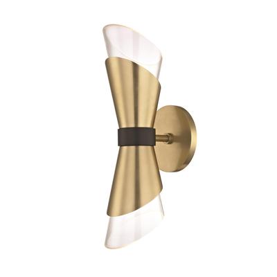Mitzi Angie 4.75 Inch Wall Sconce - H130102-AGB/BK
