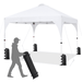 Yaheetech 10x10 FT Pop Up Canopy Tent with Roller Bag White
