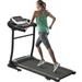 CLEARANCE! Folding Treadmill Electric Running Machine Walking Jogging Machine with 3 Level Incline 12 Preset Programs for Home Gym