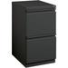 Lorell File Mobile Pedestal 2 Drawer/ File Cabinet Ball-bearing Suspension