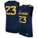 Youth Nike #23 Navy West Virginia Mountaineers Icon Replica Basketball Jersey