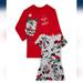 Disney Dresses | Disney Minnie Mouse Christmas Dresses | Color: Gray/Red | Size: Various