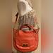 Coach Bags | Coach Kristen Woven Leather Hobo Convertible Burnt Orange Shoulder Crossbody Bag | Color: Orange | Size: Os