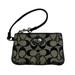 Coach Bags | Coach Black Gray Signature C Wristlet | Color: Black/Gray | Size: Os