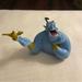 Disney Toys | Disney Aladdin Movie Genie Pvc Cake Topper Figure | Color: Blue | Size: 3 Inches