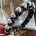 Anthropologie Accessories | Anthropologie Jewel Gem Rhinestone Embellished Headband! New! | Color: Black/White | Size: Os