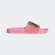 Badesandale ADIDAS ORIGINALS "ADIDAS X ANDRÉ SARAIVA ADILETTE" Gr. 38, pink (semi glow, core black, semi glow) Schuhe Badelatschen Pantolette Schlappen Strandaccessoires