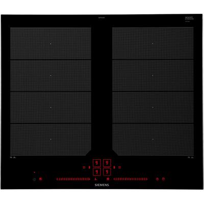 SIEMENS Flex-Induktions-Kochfeld "EX675LXC1E", schwarz, B:60,2cm H:5,1cm T:52cm, Kochfelder