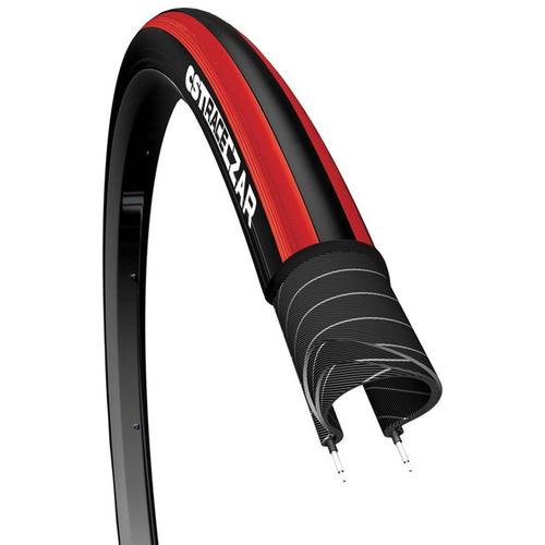 „Fahrradreifen CST „“Race Czar““ Gr. 28 x, rot (rot, schwarz) Fahrradreifen“
