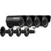 Andoer 4pcs AHD 720P Weatherproof CCTV Cameras Kit IR CUT Color CMOS Home System 3.6mm