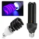 Ampoule en Spirale Fluorescente Ultraviolette 40W 110/220V AC Enegy Lumière Noire en Verre