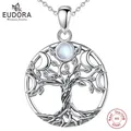 Eudora – collier arbre de vie en argent Sterling 925 pendentif pour femme et homme arbre de Phase