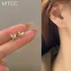 Fine Zunderes-Boucles d'oreilles clip papillon clips d'oreille sans trou belles boucles d'oreilles