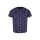 TOM TAILOR Damen Plus - T-Shirt mit Allover-Print, blau, Muster, Gr. 44