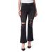 Jessica Simpson Women's Flirt Bootcut Destructed Jean (Size 18W) Night Train, Cotton,Spandex