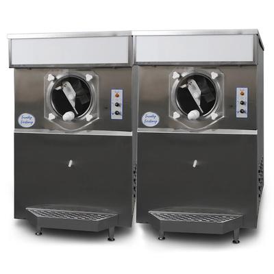 Frosty Factory 289R 2/1 Margarita Machine - (2) Single, Countertop, 780 Servings/hr., Remote Cooled, 115v, Silver