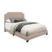 Latitude Run® Standard Bed Wood & /Upholstered/Microfiber/Microsuede in Brown | 4.3307 H x 28.7402 W x 66.9291 D in | Wayfair