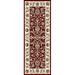 Gray/Red 63 x 26 x 0.45 in Area Rug - Canora Grey Avshar Red Traditional/Transitional Area Rug Polypropylene | 63 H x 26 W x 0.45 D in | Wayfair