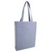 OAD OAD106R Midweight Recycled Cotton Gusseted Tote Bag in Heather Medium Blue