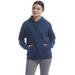 Champion S760 Women's PowerBlend Relaxed Hooded Sweatshirt in Late Night Blue size 2XL | Cotton/Polyester Blend