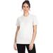 Next Level 6600 Women's CVC Relaxed T-Shirt in White size Medium | 60/40 cotton/polyester