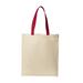 Port Authority BG1500 Core Cotton Tote Bag in Natural/Deep Red size OSFA