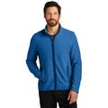 Port Authority F110 Connection Fleece Jacket in True Blue size Small | Polyester fleece