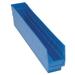 QUANTUM STORAGE SYSTEMS QSB805BL Shelf Storage Bin, Blue, Polypropylene, 23 5/8