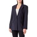 HUGO Damen Atana Regular-Fit Blazer aus Stretch-Gewebe Dunkelblau 40