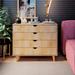 Minimalist 4-Drawer Dresser - Wooden Cabinet