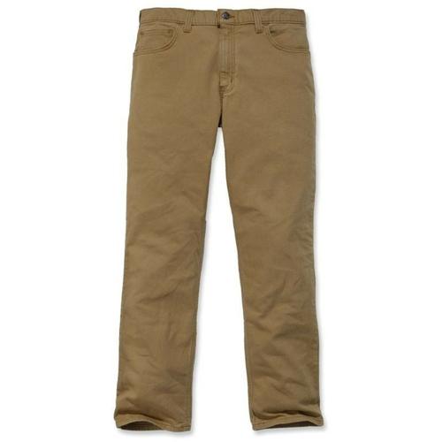Carhartt - Pantalon de travail homme Rigby 5 Pocket 102517 - Déstockage - Beige - 48 - Jambes
