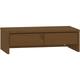 Vidaxl - Support de moniteur Marron miel 50x27x15 cm Bois de pin solide